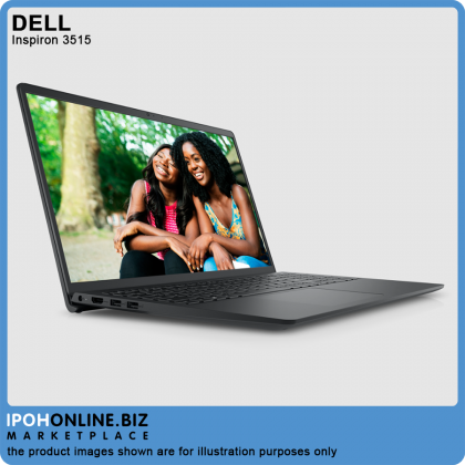 Dell Inspiron 15 3515-HN13515229BMY AMD Ryzen 5 (3500U/8GB/512GB M.2 SSD/Win 10/15.6"FHD) - FOC Mircosoft Home & Student,Backpack & Mouse 