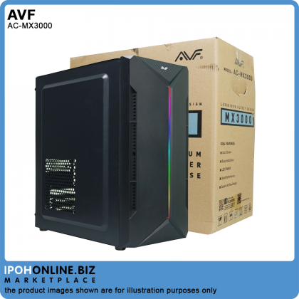 AVF MX3000 Premium M-ATX PC Tower USB3 RGB Light Micro ATX Casing