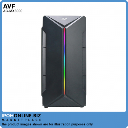 AVF MX3000 Premium M-ATX PC Tower USB3 RGB Light Micro ATX Casing