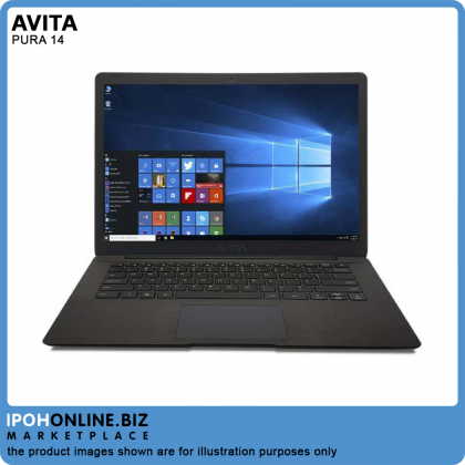 Avita Pura 14 Laptop (I5-8279U 256GB SSD 8GB 14" FHD W10 Home) - FOC Mouse + Backpack