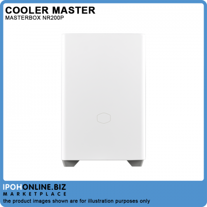 Cooler Master MASTERBOX NR200P Tempered Glass Mini ITX Casing - White / Black
