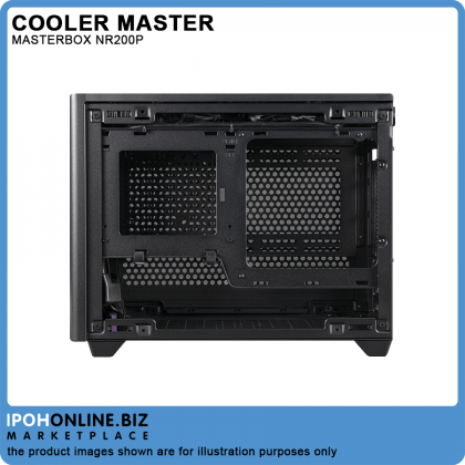Cooler Master MASTERBOX NR200P Tempered Glass Mini ITX Casing - White / Black