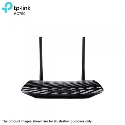 TP-LINK AC750 Wireless Dual Band Gigabit Router Archer C2 - Unifi Maxis TIME ready