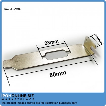 VGA Low Profile Bracket for Biostar Nvdia Geforce Graphic Card
