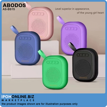 ABODOS AS-BS15 Mini Wireless Speaker Bluetooth Speaker V5.0 With HiFi Sound Portable Speaker