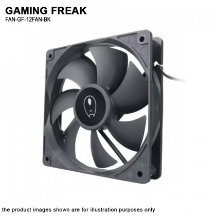 AVF Gaming Freak GF-12FAN-BK 12CM 12V 0.15A 1200RPM Connector 4 Pin Casing Fan AVF Gaming Freak GF-12FAN-BK 12CM 12V 0.15A 1200RPM Connector 4 Pin Casing Fan