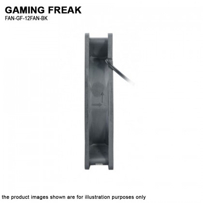 AVF Gaming Freak GF-12FAN-BK 12CM 12V 0.15A 1200RPM Connector 4 Pin Casing Fan AVF Gaming Freak GF-12FAN-BK 12CM 12V 0.15A 1200RPM Connector 4 Pin Casing Fan