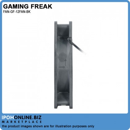 AVF Gaming Freak GF-12FAN-BK 12CM 12V 0.15A 1200RPM Connector 4 Pin Casing Fan AVF Gaming Freak GF-12FAN-BK 12CM 12V 0.15A 1200RPM Connector 4 Pin Casing Fan