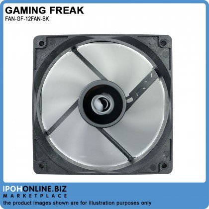 AVF Gaming Freak GF-12FAN-BK 12CM 12V 0.15A 1200RPM Connector 4 Pin Casing Fan AVF Gaming Freak GF-12FAN-BK 12CM 12V 0.15A 1200RPM Connector 4 Pin Casing Fan