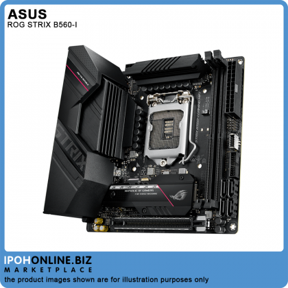 Cooler Master MASTERBOX NR200P Mini ITX Casing + ASUS ROG STRIX B560-I Mini-ITX Gaming WiFi Motherboard