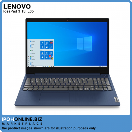 Lenovo IdeaPad 3 15IIL05 (Intel i3-1005G1/8GB/256GB SSD/W11 Home/15.6" HD/Touch Screen) Laptop - FOC Mouse + Backpack