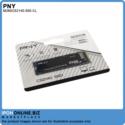 PNY CS2140 500GB M.2 2280 NVMe PCIe GEN4 X4 SSD