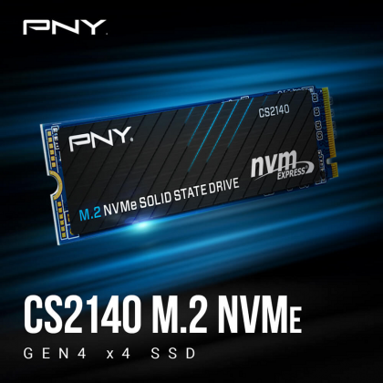 PNY CS2140 500GB M.2 2280 NVMe PCIe GEN4 X4 SSD
