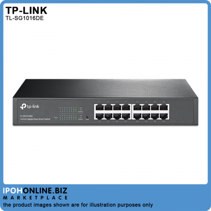 TP-Link TL-SG1016DE 16 Port 10/100/1000Mbps Gigabit Easy Smart Switch