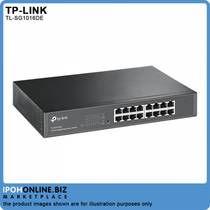 TP-Link TL-SG1016DE 16 Port 10/100/1000Mbps Gigabit Easy Smart Switch