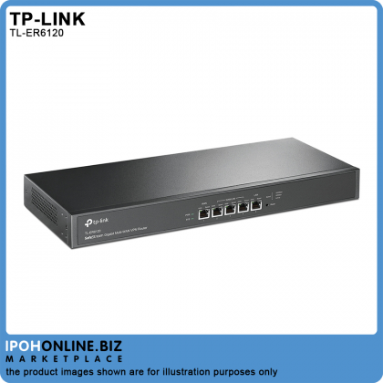 TP-Link TL-ER6120 SafeStream Gigabit Multi-WAN VPN Router