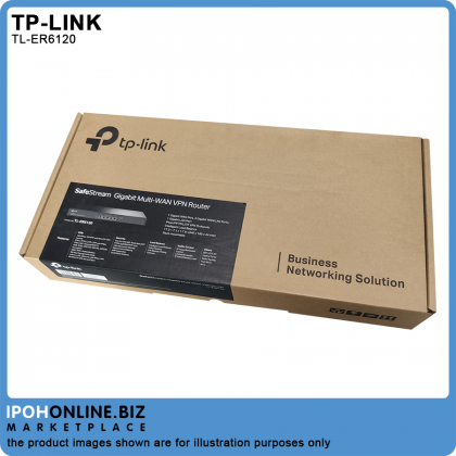 TP-Link TL-ER6120 SafeStream Gigabit Multi-WAN VPN Router