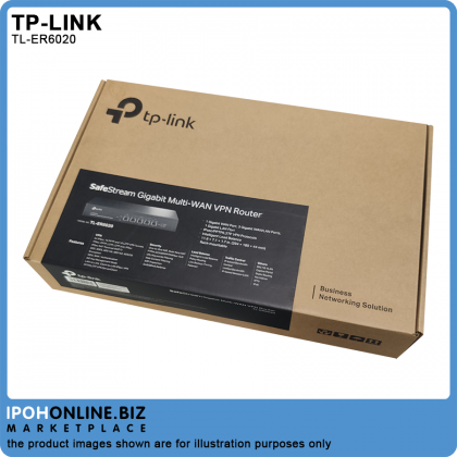 TP-Link TL-ER6020 SafeStream Gigabit Multi-WAN VPN Router TP-Link TL-ER6020 SafeStream Gigabit Multi-WAN VPN Router