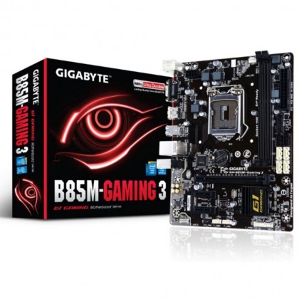 GIGABYTE G1 Gaming GA-B85M-Gaming 3 LGA 1150 Intel B85 HDMI SATA 6Gb/s USB 3.0 Micro ATX Intel Motherboard