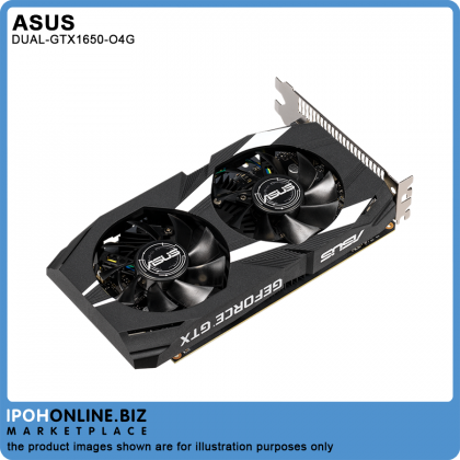ASUS Dual NVIDIA GeForce GTX 1650 OC Edition 4GB GDDR5 HDMI DVI DP Graphic Card