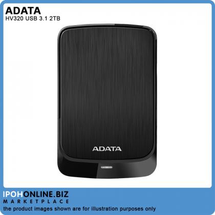ADATA HV320 USB 3.1 2TB 2.5" Portable Slim 10.7mm External Hard Disk Drive