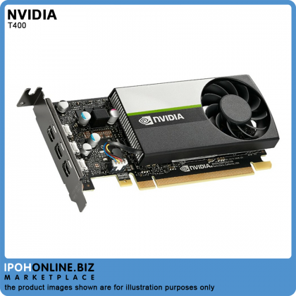 Leadtek NVIDIA Quadro T400 2GB GDDR6 3 x mDP Professional Graphics Card With Low Profile Bracket Leadtek NVIDIA Quadro T400 2GB GDDR6 3 x mDP Professional Graphics Card With Low Profile Bracket
