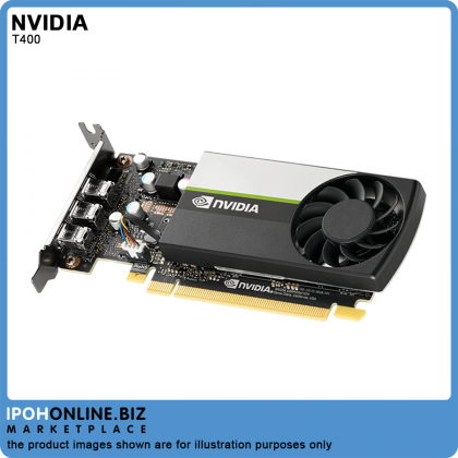 Leadtek NVIDIA Quadro T400 2GB GDDR6 3 x mDP Professional Graphics Card With Low Profile Bracket Leadtek NVIDIA Quadro T400 2GB GDDR6 3 x mDP Professional Graphics Card With Low Profile Bracket
