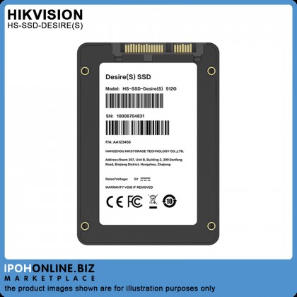 HIKVISION Desire 512GB 2.5" SATA III Internal SSD FOC SATA Cable