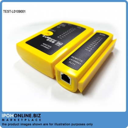RJ11/RJ45 LAN Network Cable Tester L0109001 FREE One 9V battery 