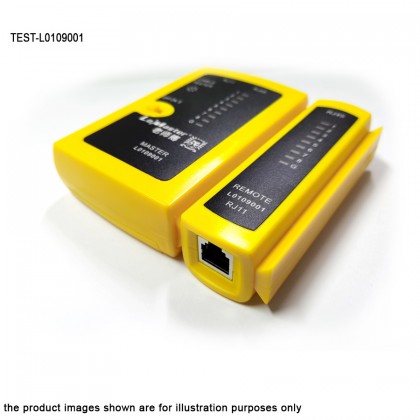 RJ11/RJ45 LAN Network Cable Tester L0109001 FREE One 9V battery 
