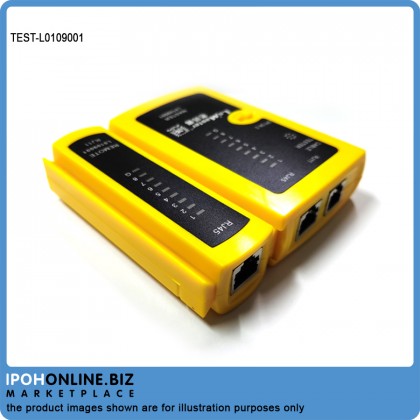 RJ11/RJ45 LAN Network Cable Tester L0109001 FREE One 9V battery 