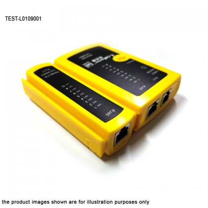 RJ11/RJ45 LAN Network Cable Tester L0109001 FREE One 9V battery 