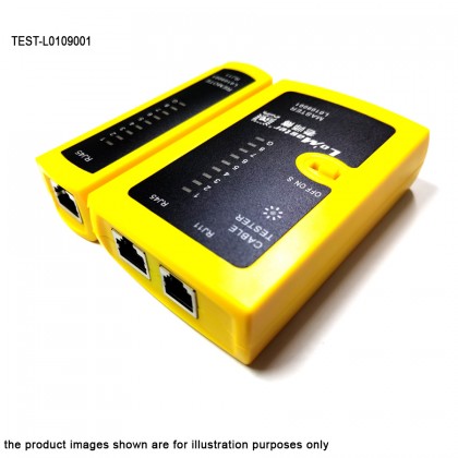 RJ11/RJ45 LAN Network Cable Tester L0109001 FREE One 9V battery 
