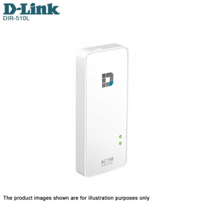 D-Link DIR-510L Wi-Fi AC 750Mbps Portable Router and Charger (4000Mhz)Support 3G / 4G LTE Adapter 