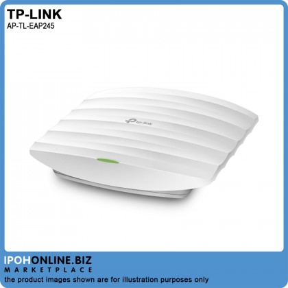 TP-LINK EAP245 V3 AC1750 Wireless MU-MIMO Dual Band Gigabit Ceiling Mount Access Point