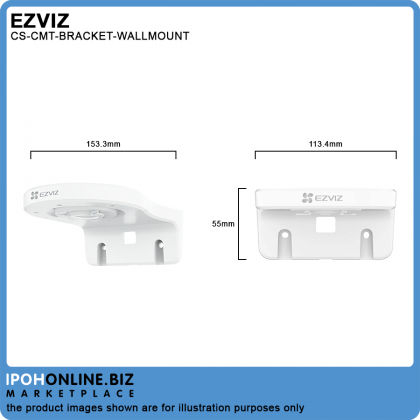 Ezviz CS-CMT-Bracket-WallMount L-Shape Wall Mount Bracket - EZVIZ C6C C6N C6CN TY1 TY2 C6TC Ezviz CS-CMT-Bracket-WallMount L-Shape Wall Mount Bracket - EZVIZ C6C C6N C6CN TY1 TY2 C6TC