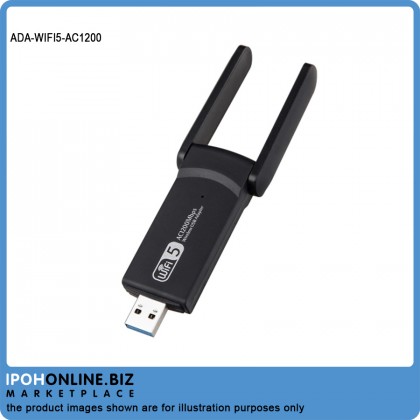 Wireless USB WiFi Adapter1200Mbps Lan USB Ethernet 2.4G 5G Dual Band WiFi Network Card WiFi Dongle