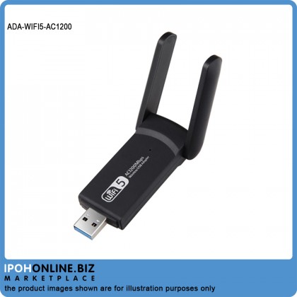 Wireless USB WiFi Adapter1200Mbps Lan USB Ethernet 2.4G 5G Dual Band WiFi Network Card WiFi Dongle