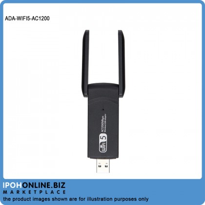 Wireless USB WiFi Adapter1200Mbps Lan USB Ethernet 2.4G 5G Dual Band WiFi Network Card WiFi Dongle