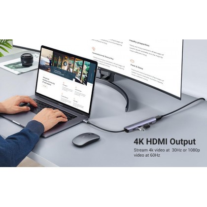 UGREEN USB-C To 4 x USB 3.0 + HDMI Multifunction Adapter