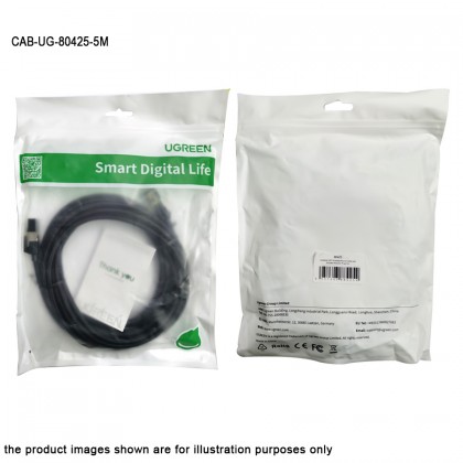 UGREEN CAT7 Shielded Round Cable With Braided Modular Plugs 5M