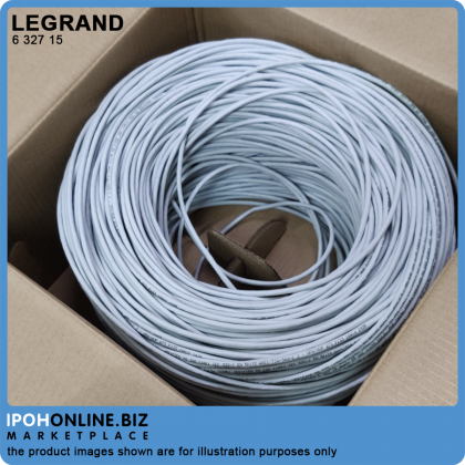 Legrand CAT 5E 4 pairs AWG25 UTP Full Copper Network Cable - 305m 1 Box 632715