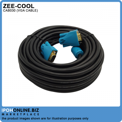Zee-Cool CAB030 15M 15pin Male To Male VGA Cable