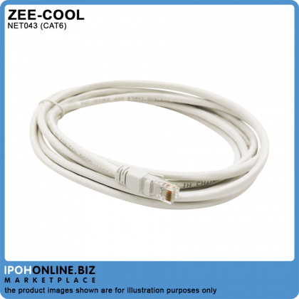 Zee-Cool Network Patch Cord Cat6 RJ45 Ethernet LAN Cable - 3M Zee-Cool Network Patch Cord Cat6 RJ45 Ethernet LAN Cable - 3M