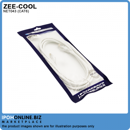 Zee-Cool Network Patch Cord Cat6 RJ45 Ethernet LAN Cable - 3M Zee-Cool Network Patch Cord Cat6 RJ45 Ethernet LAN Cable - 3M