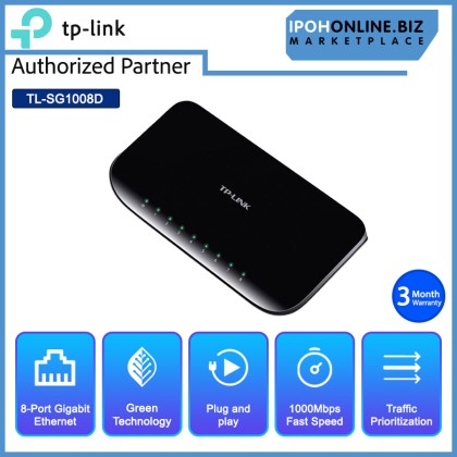 TP-Link TL-SG1008D 8-Port Gigabit Desktop Switch 