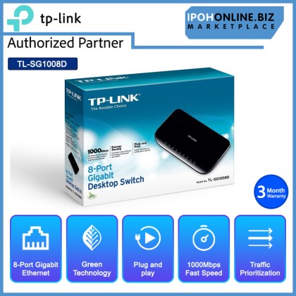 TP-Link TL-SG1008D 8-Port Gigabit Desktop Switch 