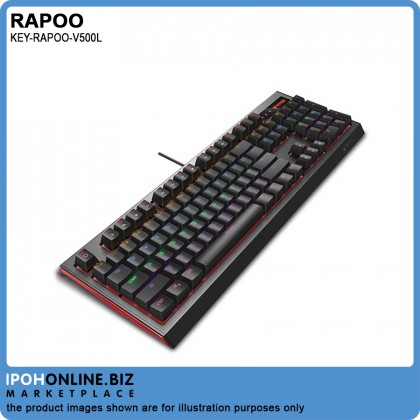Rapoo V500L Backlit Mechanical Gaming Keyboard - Blue Switch Edition Rapoo V500L Backlit Mechanical Gaming Keyboard - Blue Switch Edition