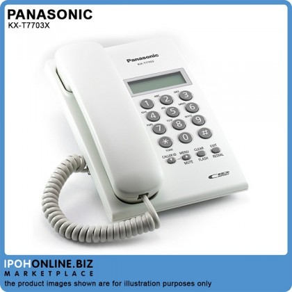 Panasonic KX-T7703X Display Caller ID Corded Telephone (clearance stock)