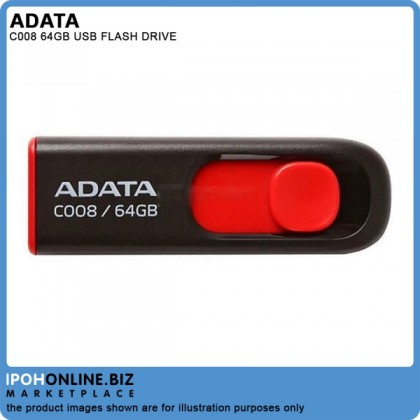 ADATA C008 64GB USB 2.0 USB Flash Drive ADATA C008 64GB USB 2.0 USB Flash Drive